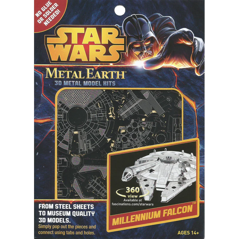METAL EARTH STAR WARS MILLENNIUM FALCON PUZZLE - Image 2