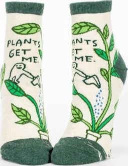 PLANTS GET ME ANKLE SOCKS women's size 5-10. - Image 2