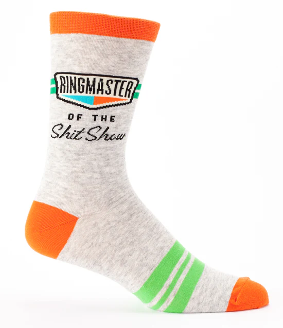 RINGMASTER OF THE SHIT SHOW MENS SOCKS