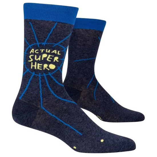 ACTUAL SUPERHERO MENS SOCKS Men's shoe size 7-12. - Image 2