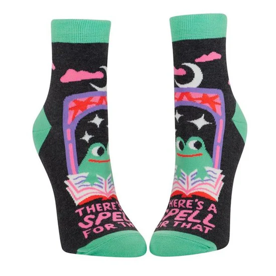 THERES A SPELL FOR THAT ANKLE SOCKS WOMENS SIZE 5-10 - Image 2