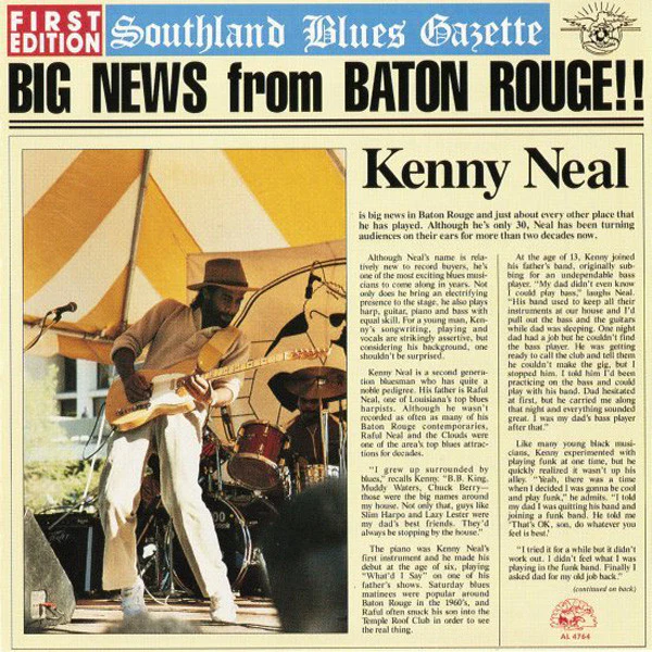 KENNY NEAL | BIG NEWS FROM BATON ROUGE - STAMP ON LABEL