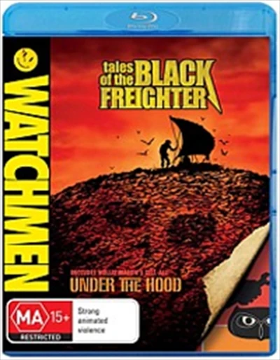 WATCHMEN ANIMATED | TALES OF THE BLACK FREIGHTER / UNDER THE HOOD (BLU - RAY) - Image 2