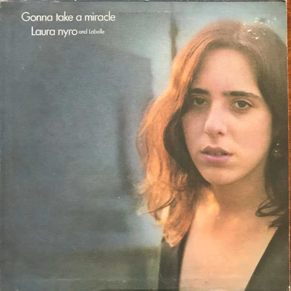 LAURA NYRO / LABELLE | GONNA TAKE A MIRACLE - US - LARGE RIPPED PROMO STICKER - RIPPED SLEEVE
