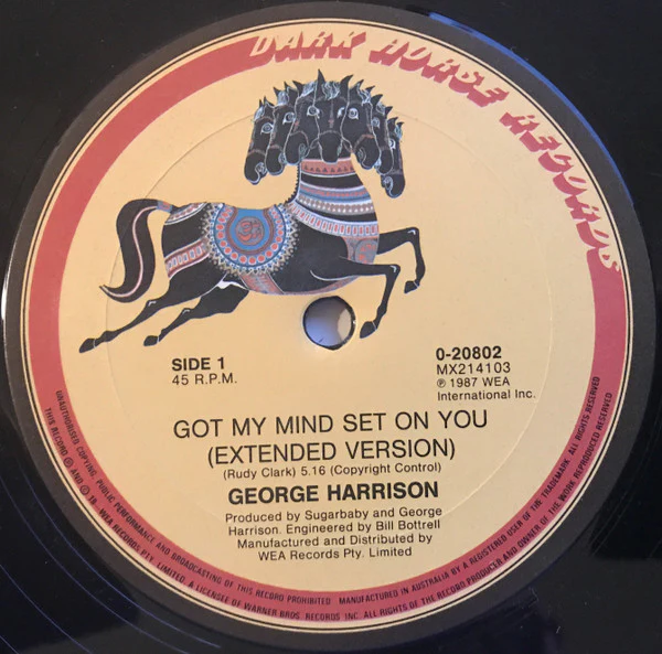 GEORGE HARRISON | GOT MY MIND SET ON YOU - 12" - Image 2
