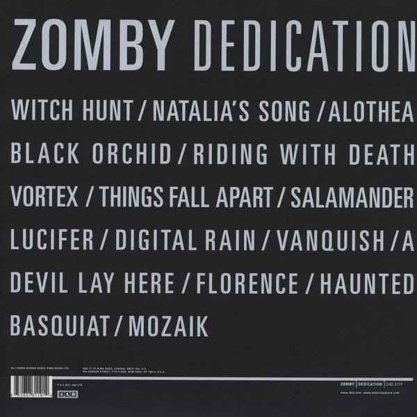 ZOMBY | DEDICATION - 2LP