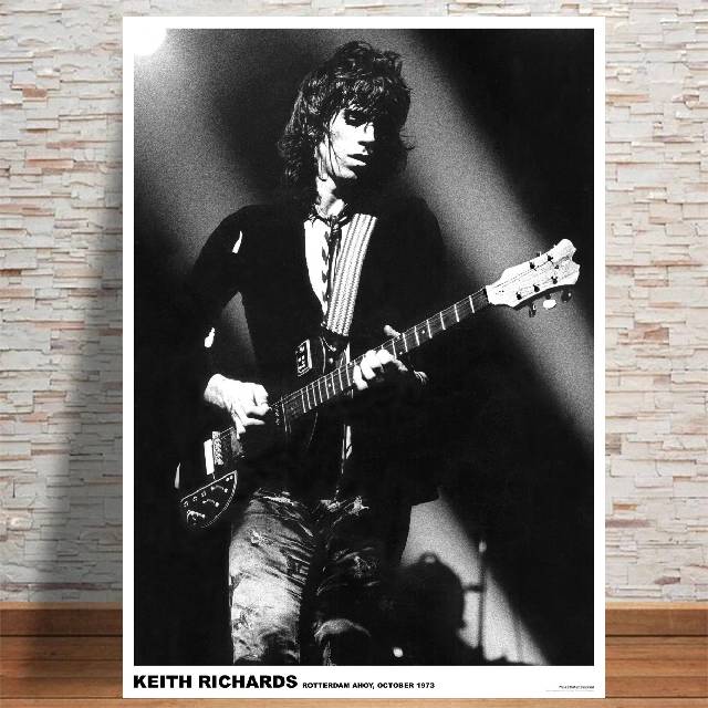KEITH RICHARDS 1973 ROTTERDAM POSTER ROLLING STONES 373