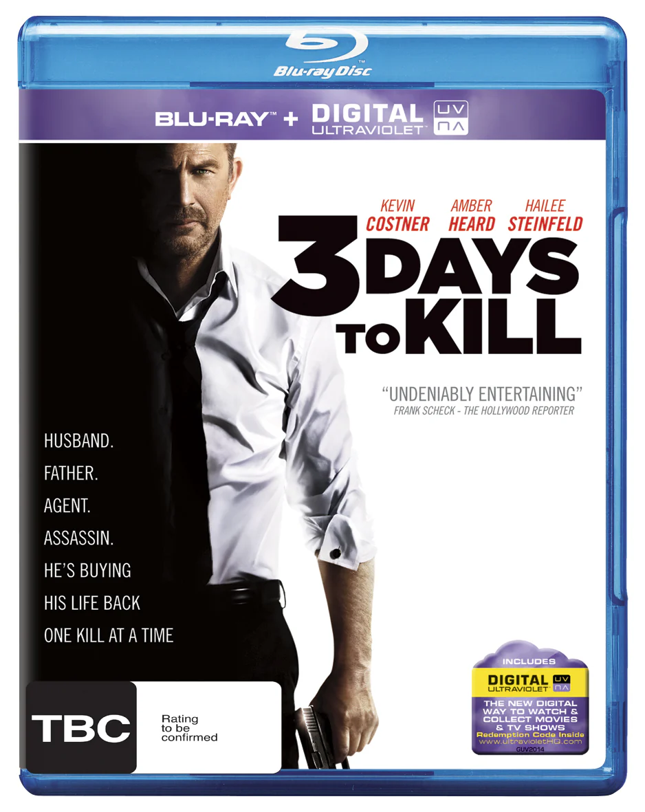 MOVIE BLAC | 3 DAYS TO KILL (BLU - RAY) - Image 2