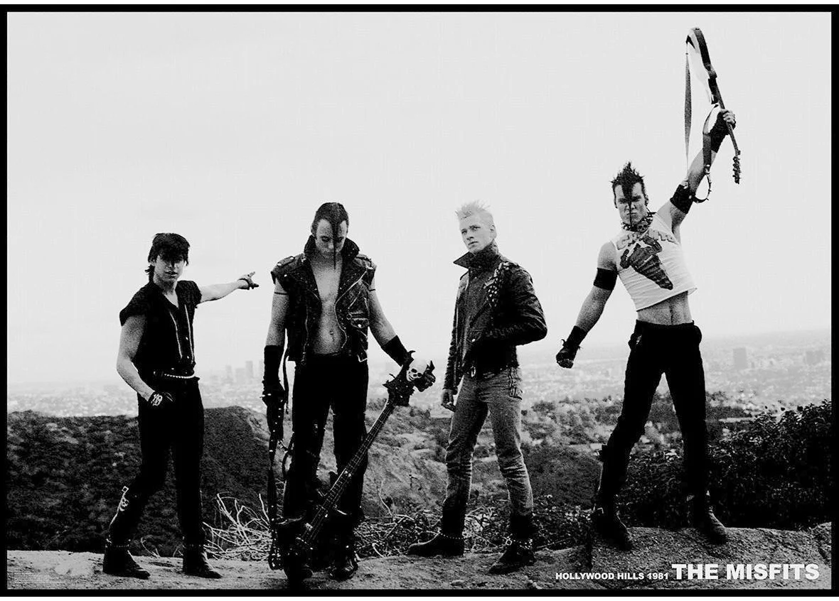 MISFITS HOLLYWOOD HILLS 1981 POSTER 662