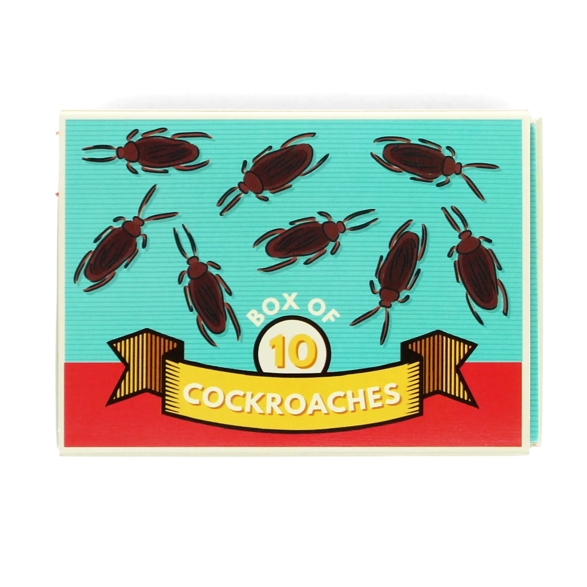 BOX OF 10 COCKROACHES RETRO