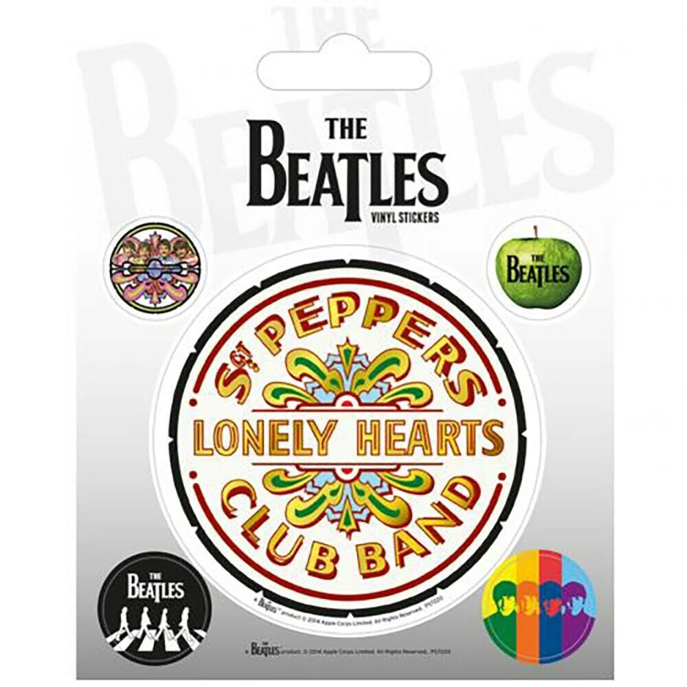 BEATLES SGT PEPPER VINYL STICKERS