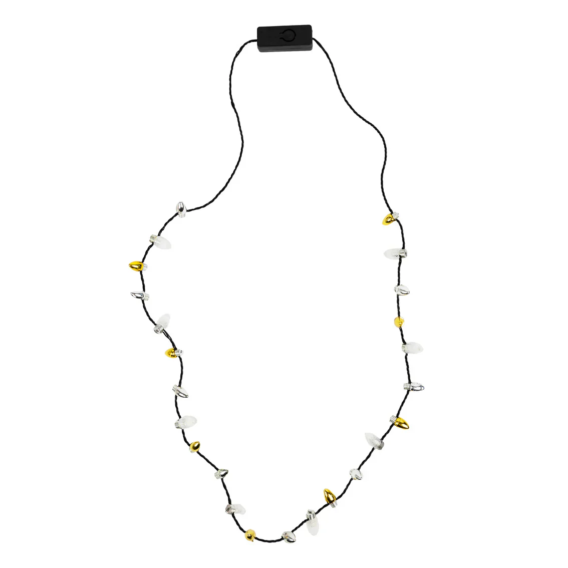 GOLD & SILVER LIGHT UP LED NECKLACE