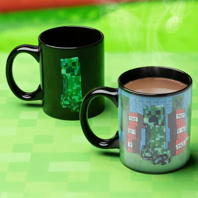 MINECRAFT CREEPER HEAT CHANGE MUG - Image 2