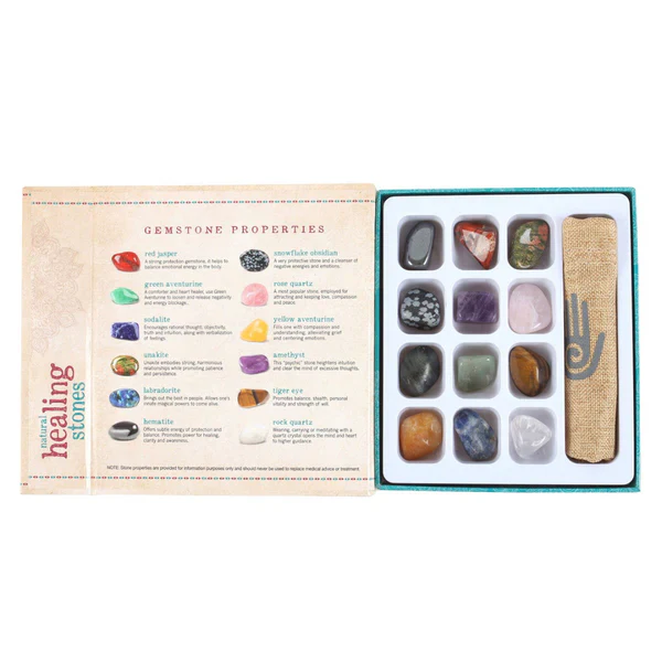 HEALING GEMSTONES CRYSTAL COLLECTION GIFT SET - Image 2