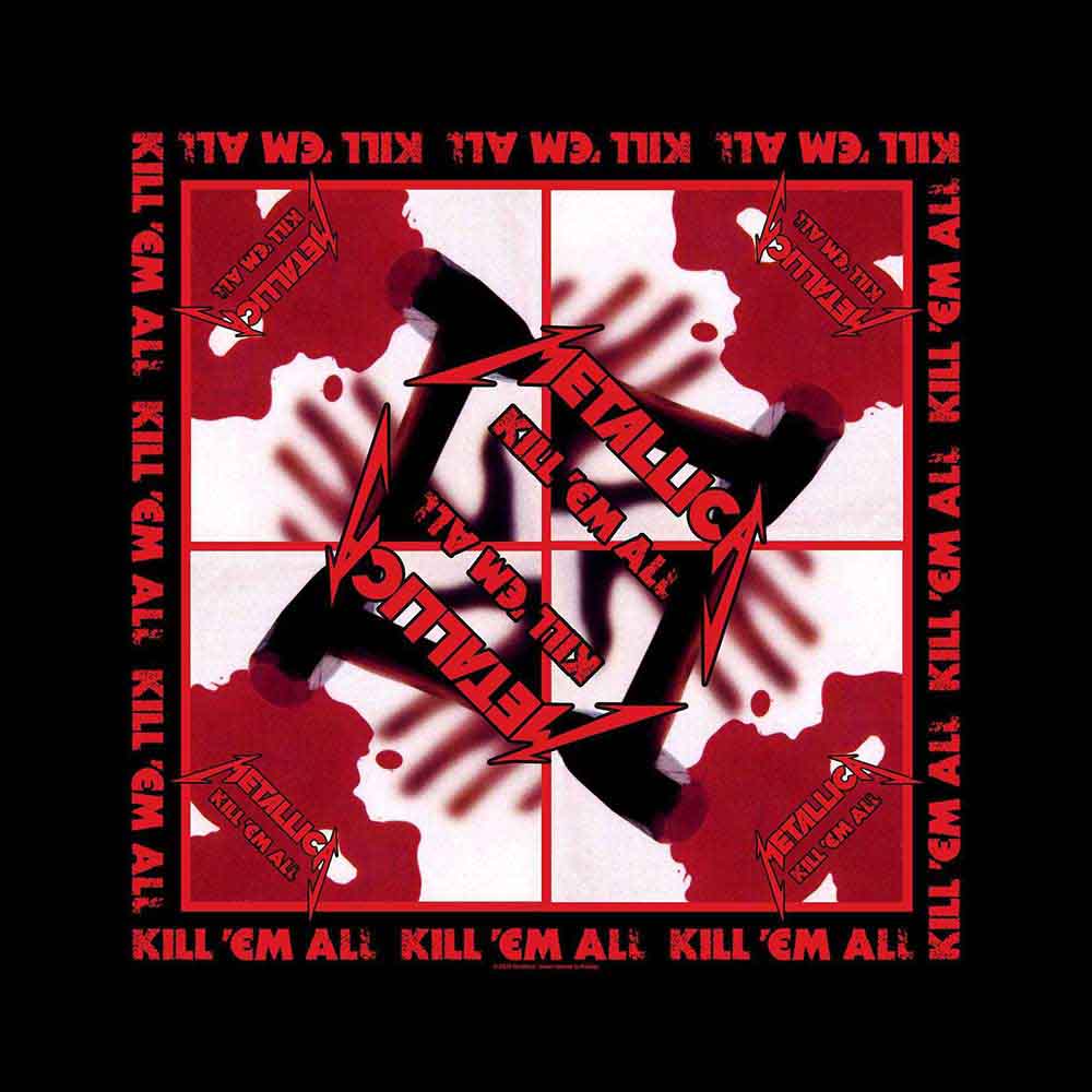 METALLICA BANDANA KILL THEM ALL