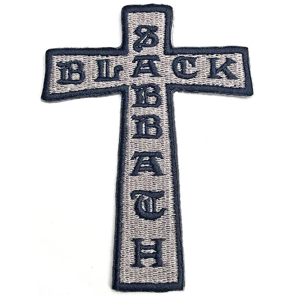 BLACK SABBATH CROSS PATCH