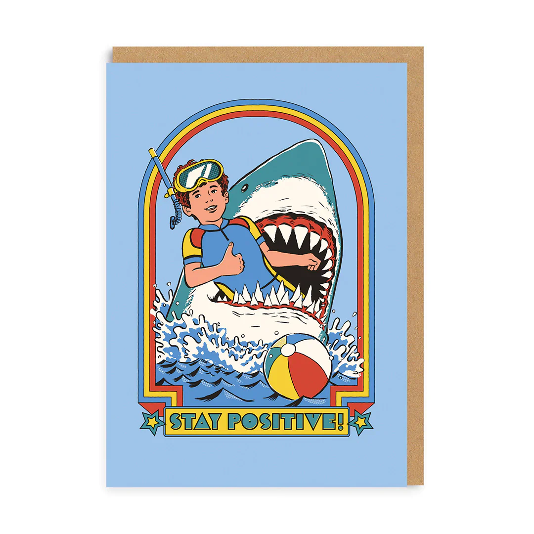 STAY POSITIVE CARD STEVEN RHODES