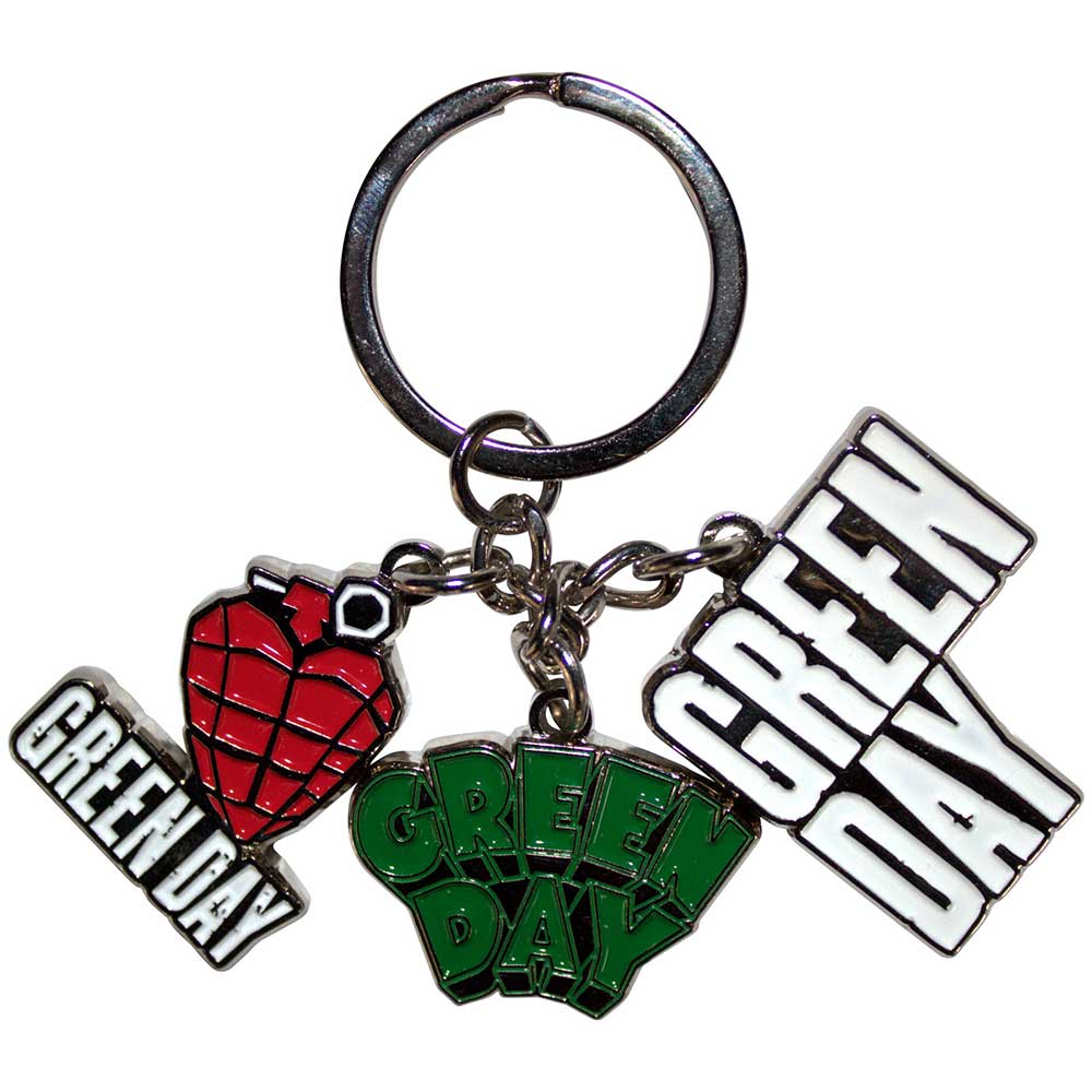 GREENDAY LOGO CHARMS KEYRING