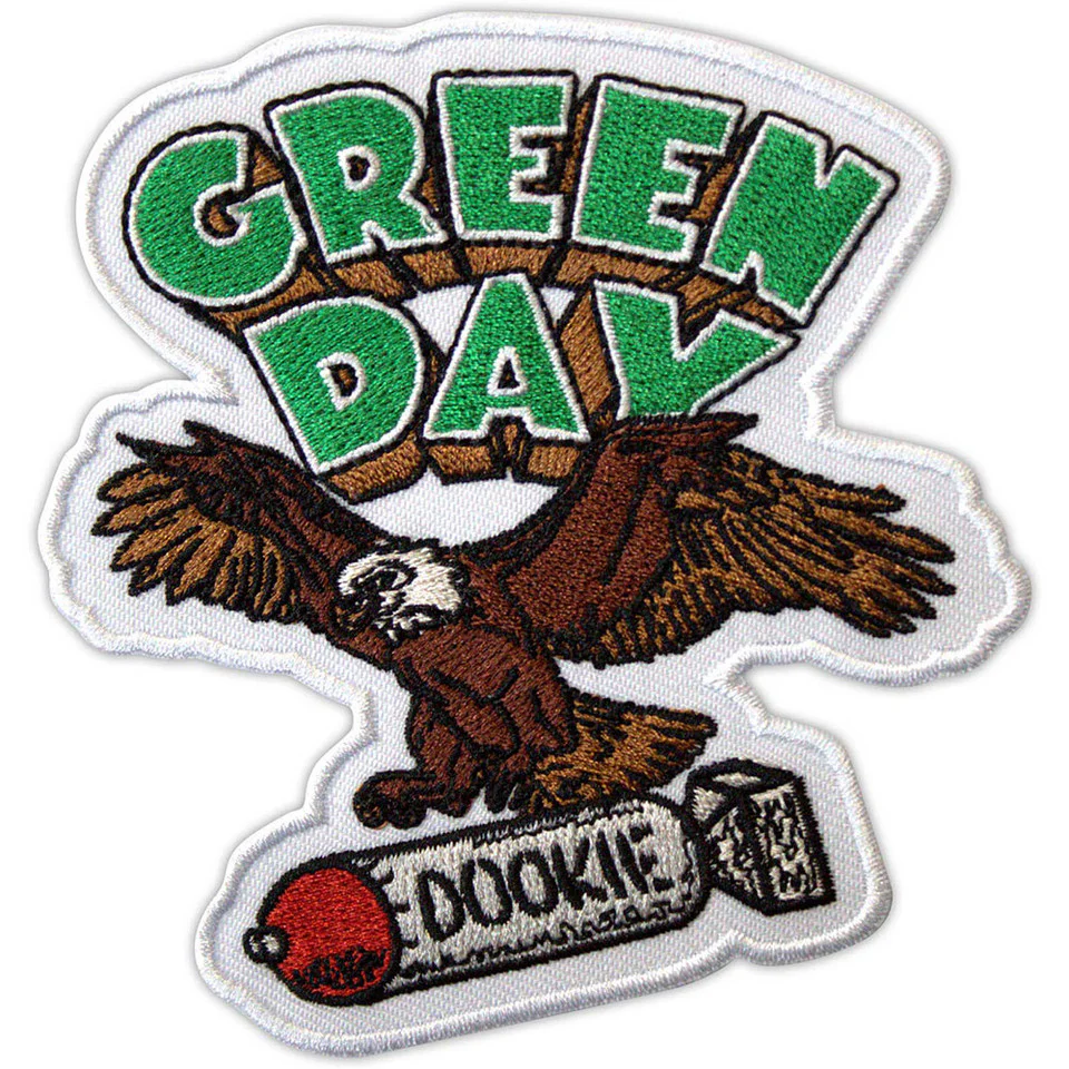 GREEN DAY STANDARD PATCH: DOOKIE EAGLE