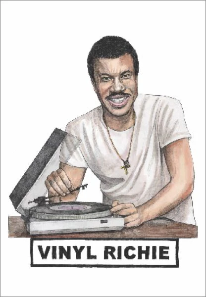 VINYL RICHIE GREETING CARD