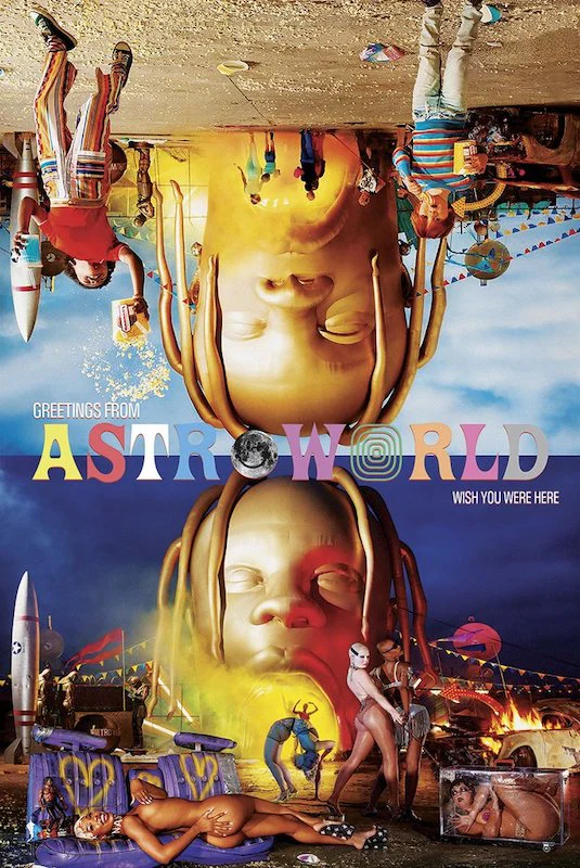 TRAVIS SCOTT ASTROWORLD POSTER 562 - Image 2