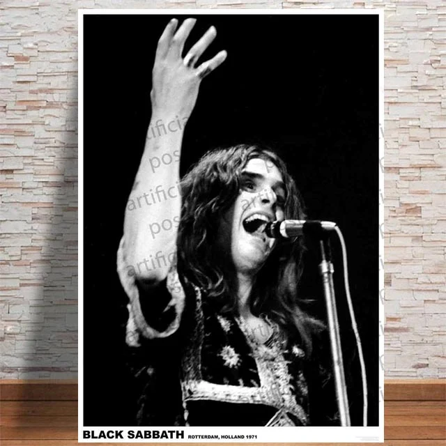 OZZY OSBOURNE HOLLAND ROTTERDAM 1971 POSTER 397