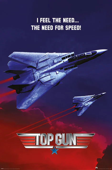 TOP GUN THE NEED FOR SPEED POSTER 683