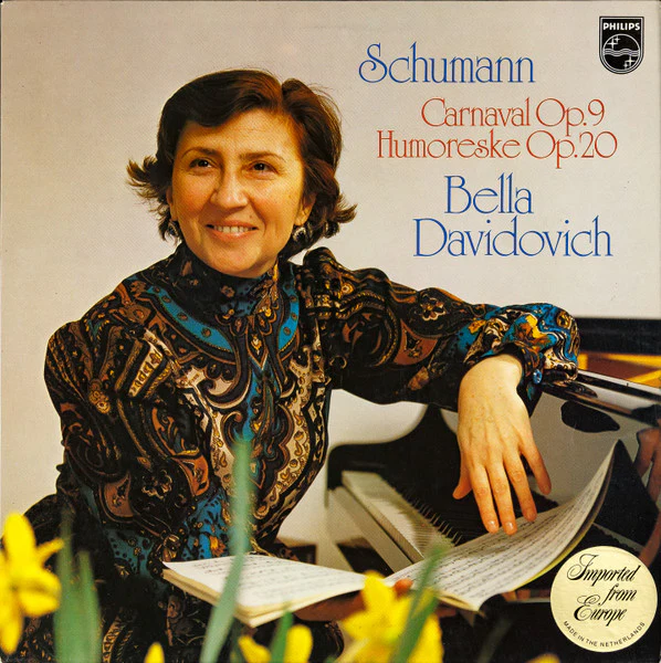 SCHUMANN | CARNAVAL OP 9 / HUMORESKE OP 20 - DAVIDOVICH