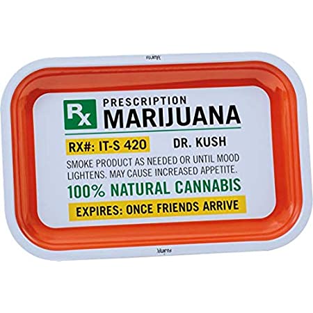 WEED ROLLING TRAY METAL  - PRESCRIPTION