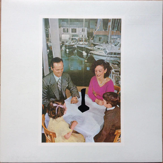 LED ZEPPELIN | PRESENCE - US - SMALL STICKER MARK ON SLEEVE