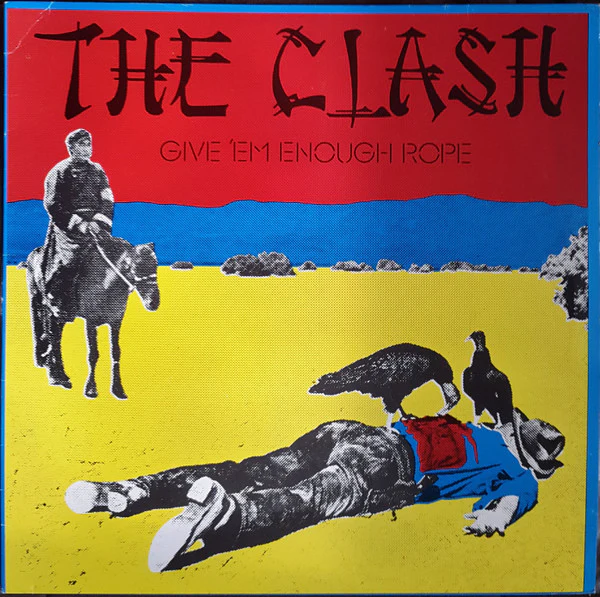 CLASH | GIVE 'EM ENOUGH ROPE - AU / NZ - WRITING ON LABEL
