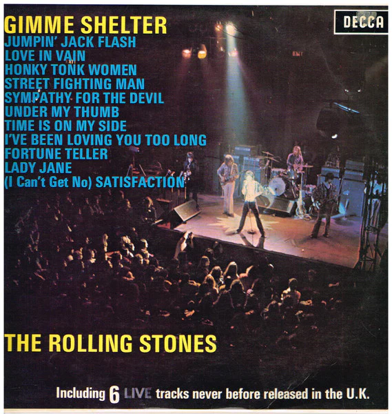 ROLLING STONES | GIMME SHELTER - NZ - BLUE BOXED DECCA - WRITING ON BACK - ROUGH