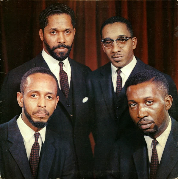 MODERN JAZZ QUARTET | MODERN JAZZ QUARTET - ATLANTIC 1265 - US - SEAM SPLIT - WRITING ON BACK COVER - BIT ROUGH