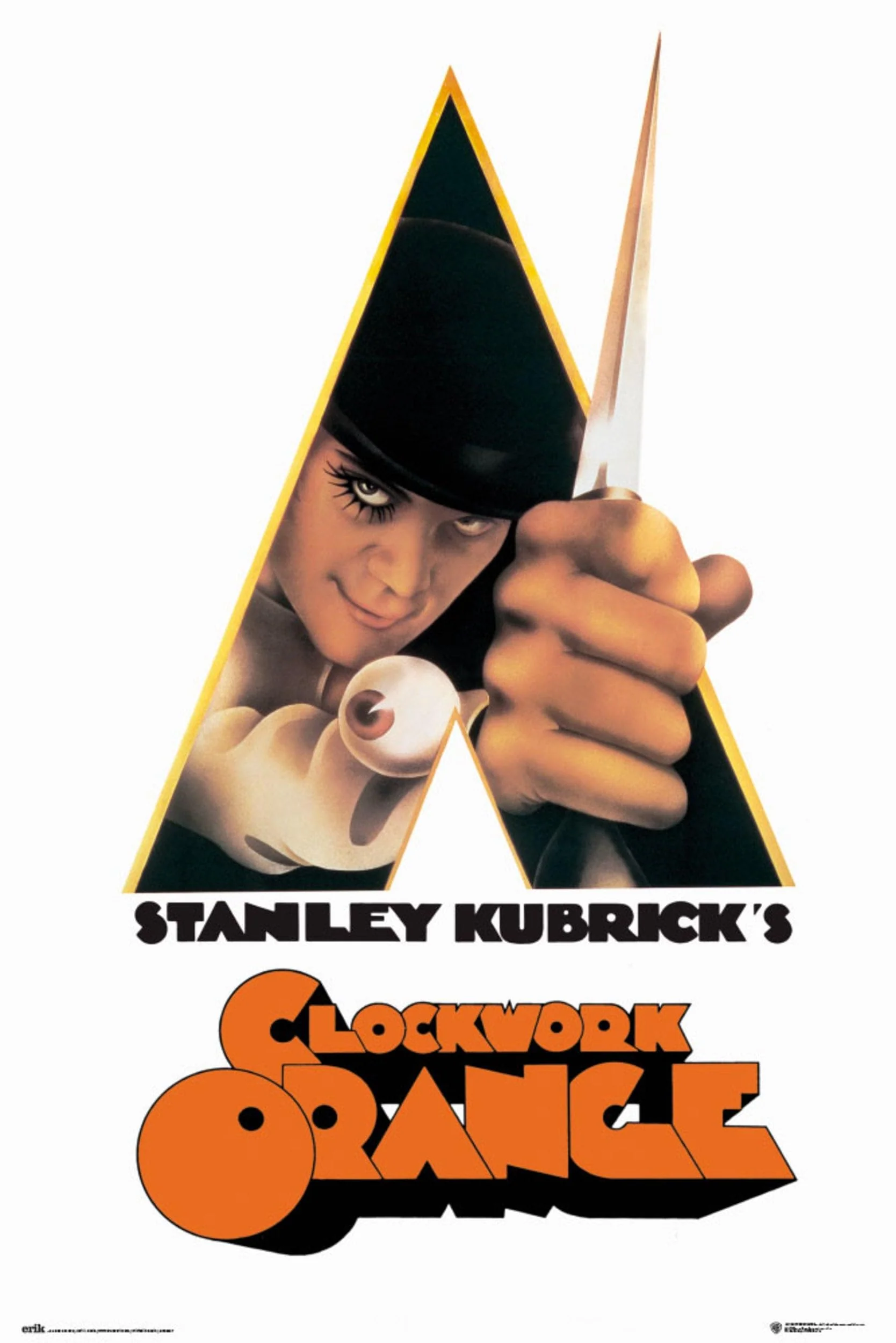 CLOCKWORK ORANGE POSTER WHITE 292 - Image 2