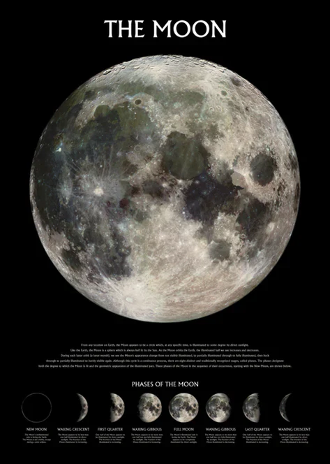MOON PHASES POSTER 293 - Image 2