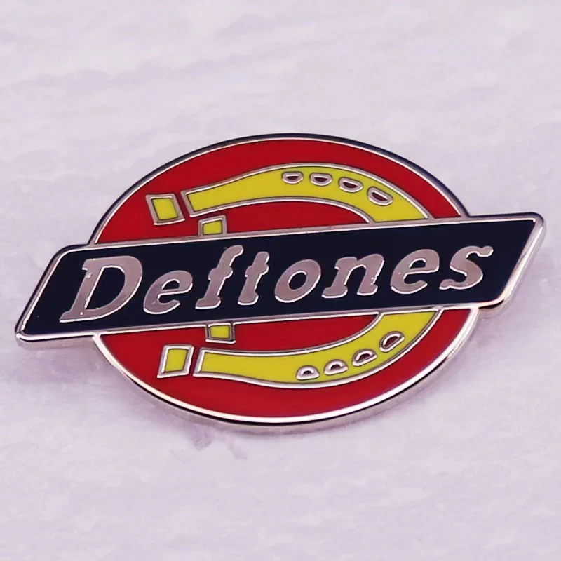 DEFTONES DICKIES LOGO ENAMEL BADGE PIN