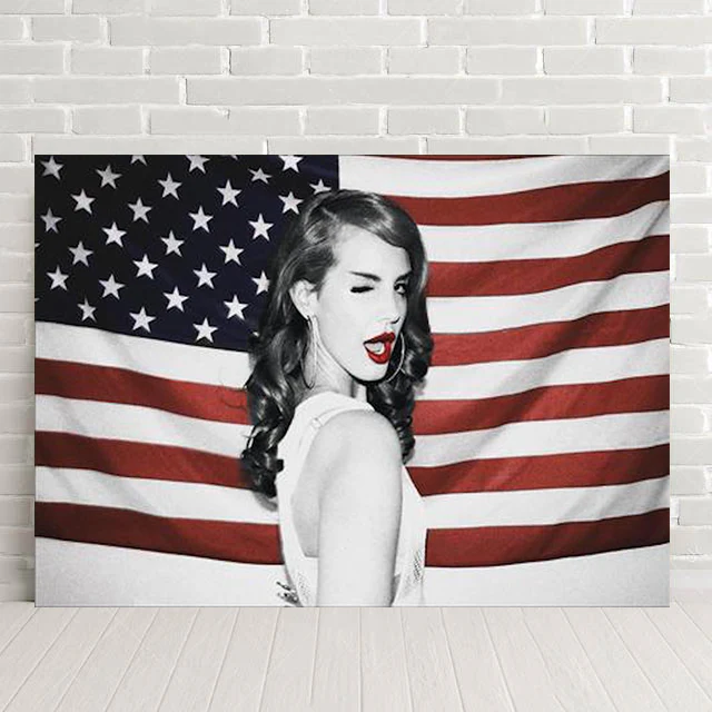 LANA DEL REY USA FLAG POSTER 673