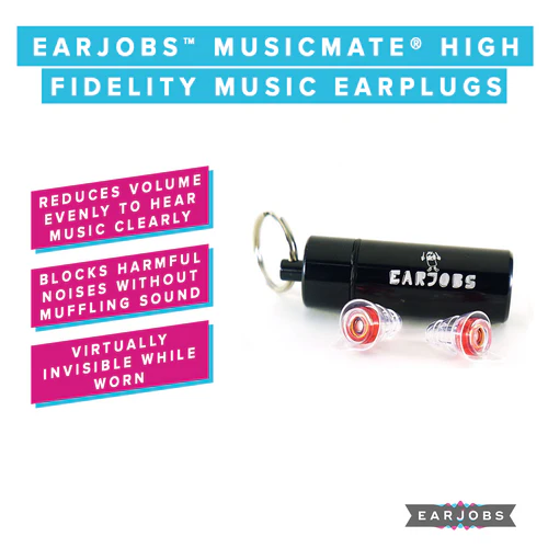 ORIGINAL MUSICMATE CONCERT EAR PLUGS HIGH FIDELITY MUSIC SOFT PACK - Image 2