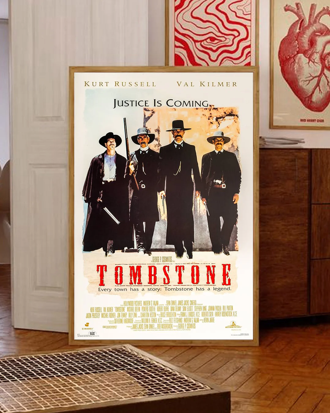 TOMBSTONE RETRO MOVIE POSTER MAXI 63 VAL KILMER KURT RUSSELL