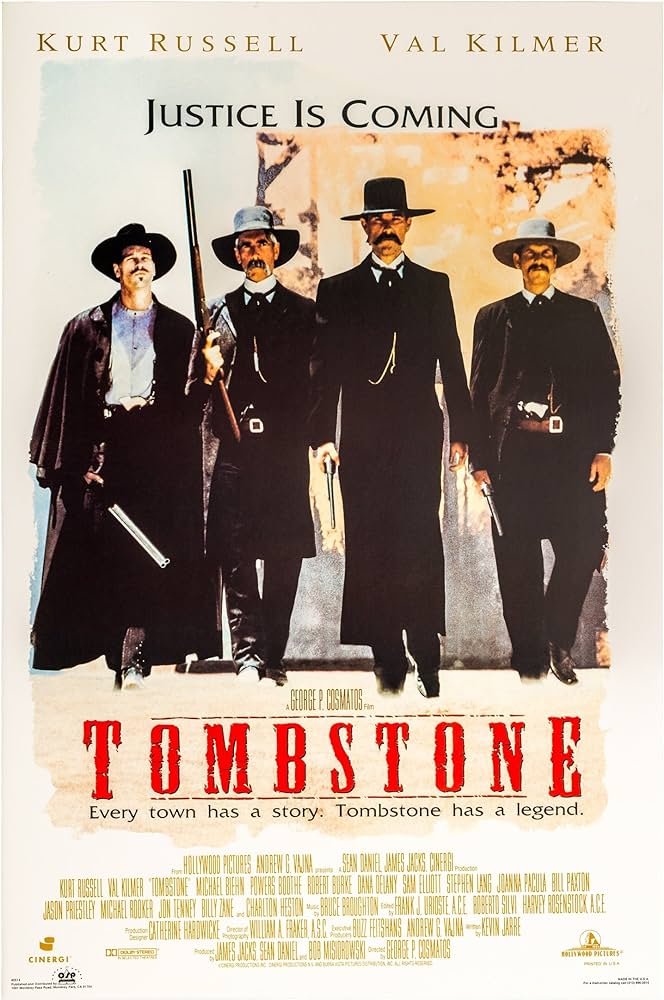 TOMBSTONE RETRO MOVIE POSTER MAXI 63 VAL KILMER KURT RUSSELL - Image 2