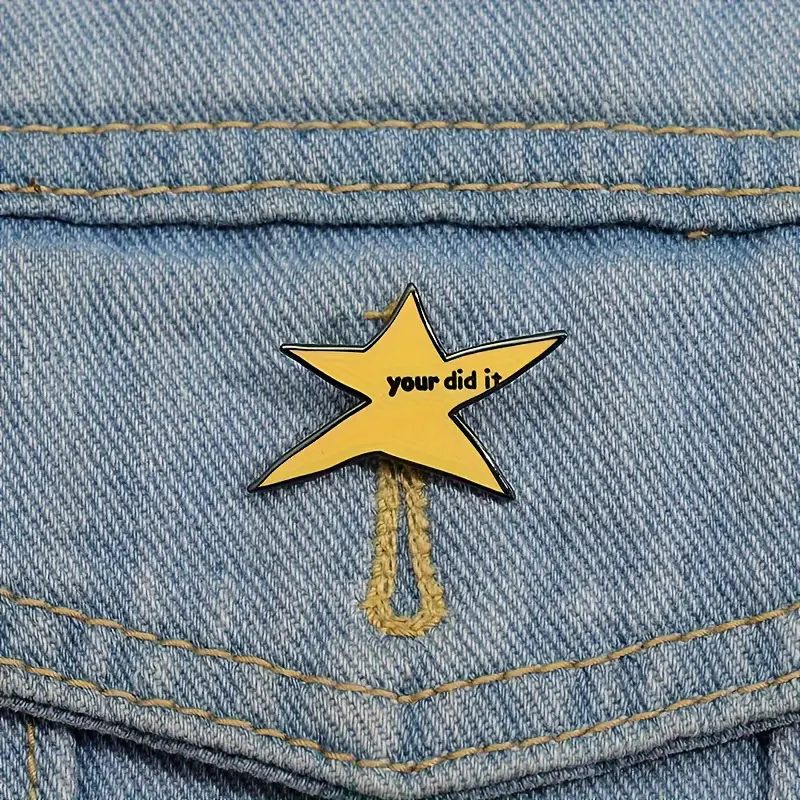 YOUR DID IT BAD STAR BADGE