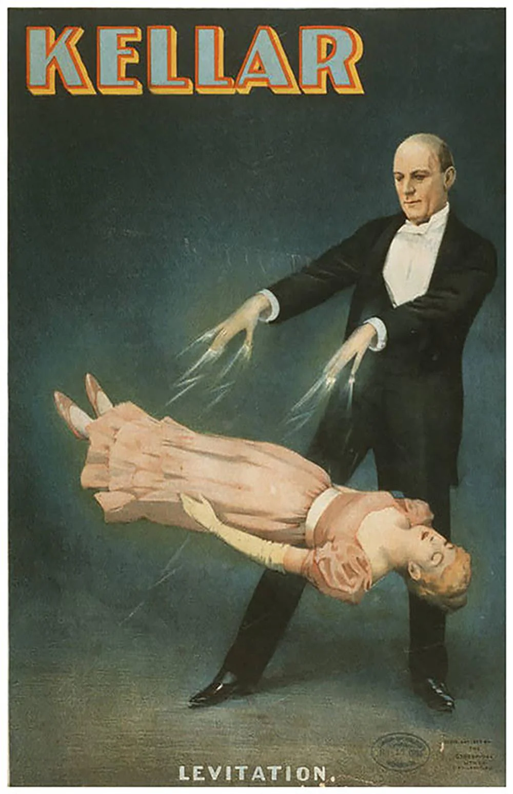HARRY KELLAR RETRO A3 PRINT 27 X 43CM POSTER