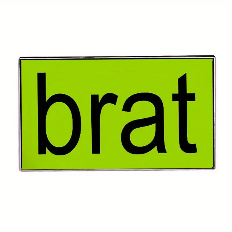 CHARLIE XCX BRAT BADGE