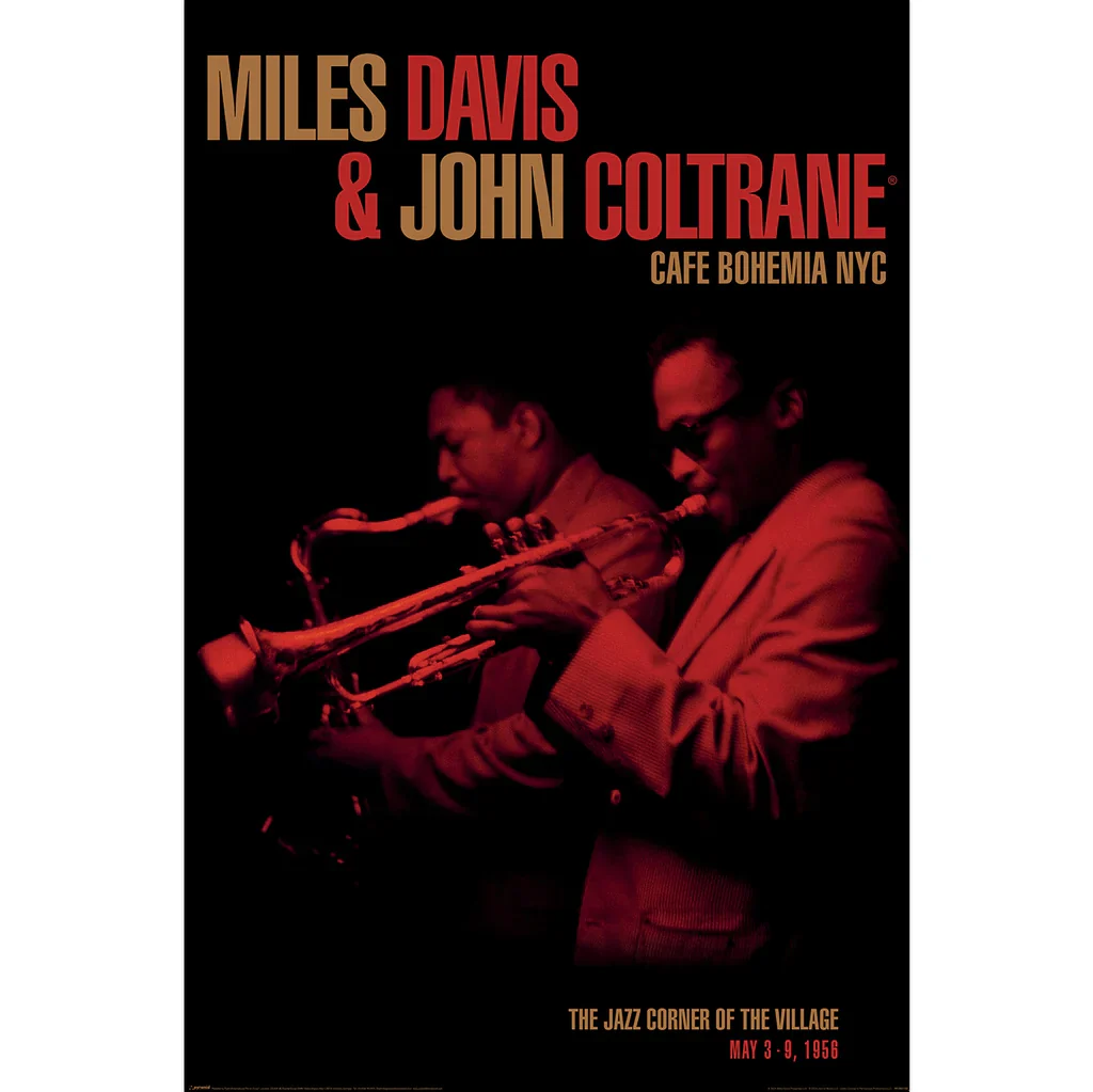 MILES DAVIS AND JOHN COLTRANE POSTER 613