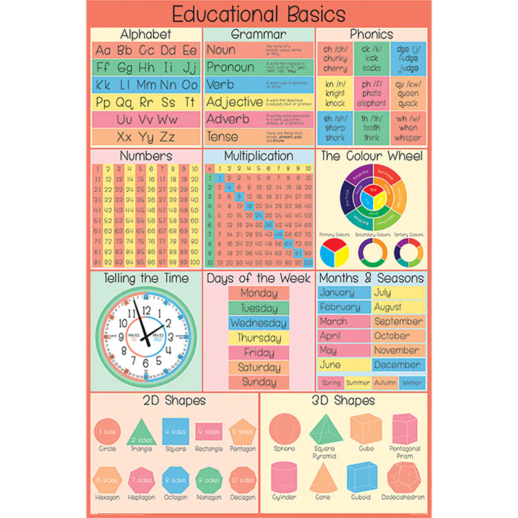 EDUCATIONAL BASICS POSTER 305