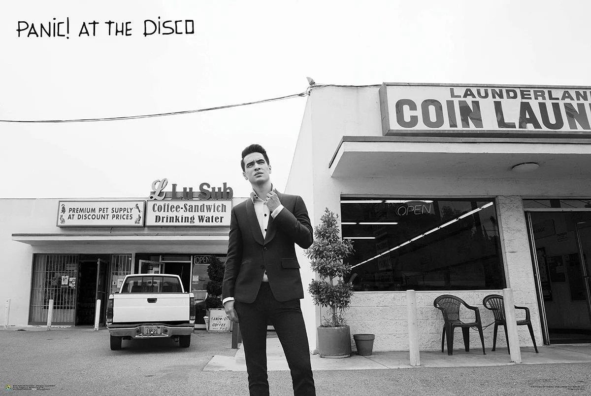 PANIC AT THE DISCO LAUNDROMAT RETRO POSTER RARE 612
