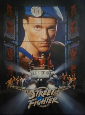 STREET FIGHTER MOVIE JEAN CLAUDE VAN DAMME POSTER RARE 658