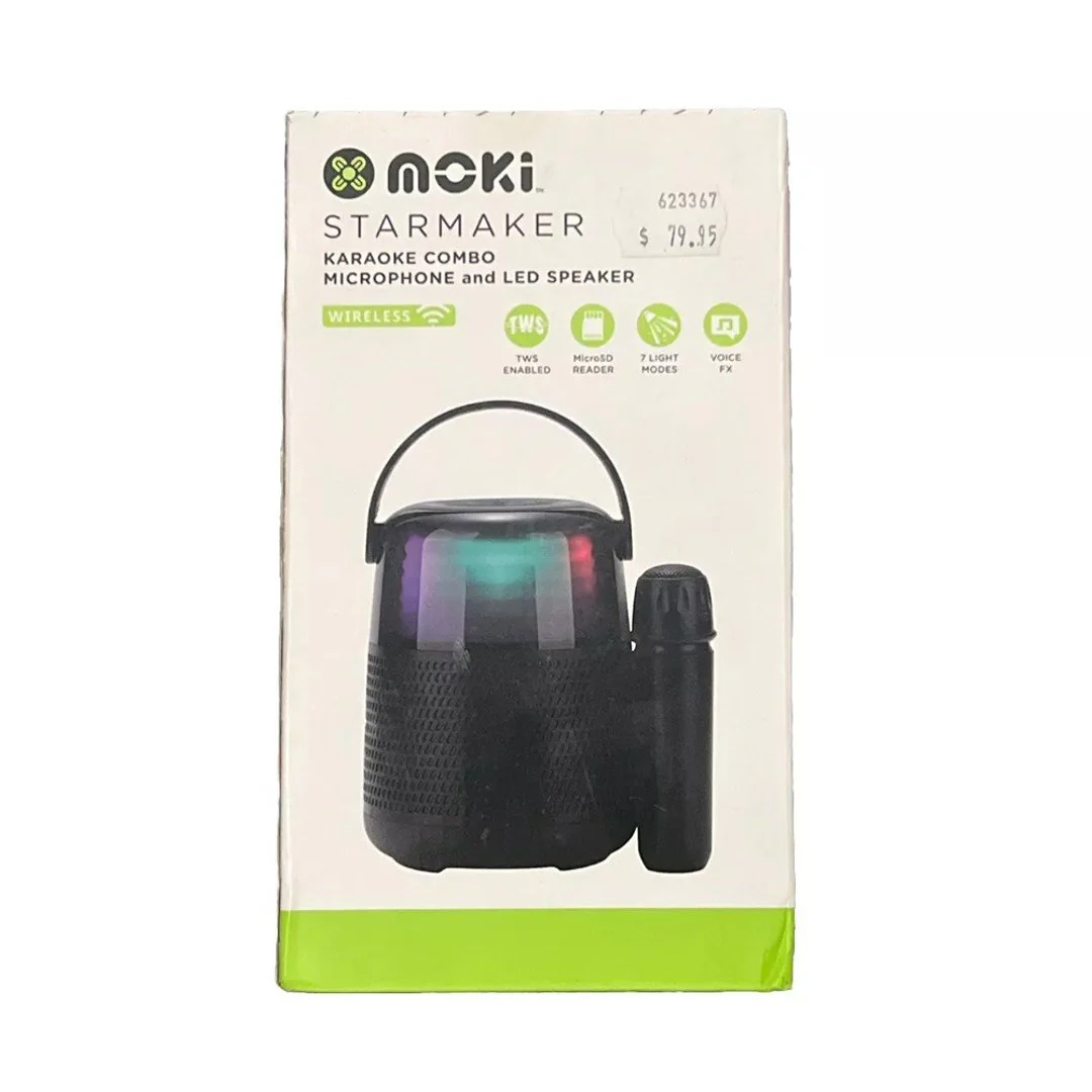 STARMAKER KARAOKE COMBO WITH MICROPHONE & LED SPEAKER