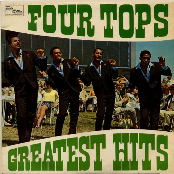 FOUR TOPS | FOUR TOPS LIVE - UK - ROUGH - WRITING ON COVER AND LABEL