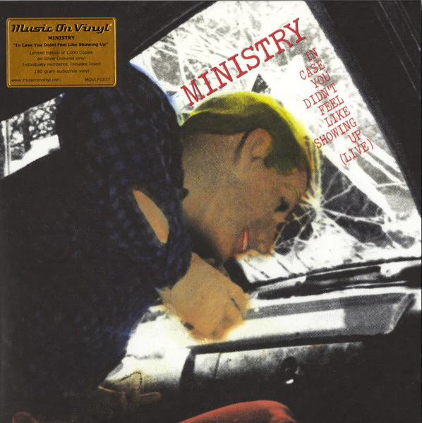 MINISTRY | IN CASE YOU DIDN'T FEEL LIKE SHOWING UP - LIVE - 2019 REISSUE - NUMBERED - SILVER